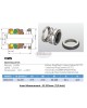 Mechanical Water Pump Seal Blower Diving Circulating WIN 7/8" 0.875 inch TS560A Rotary Ring Plastic Carbon SiC TC Spring Stationary Ring Cermaic Seal CMS Engine Mechanical Water Pump Seal Blower Diving Circulating WIN 7/8" 0.875 inch TS560A Rotary Ring Plastic Carbon SiC TC Spring Stationary Ring Cermaic Seal CMS Engine